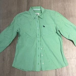 Plaid green Oxford Short